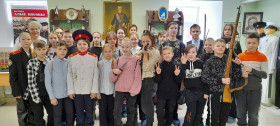 Ученики 5В класса посетили музей А.В. Суворова.